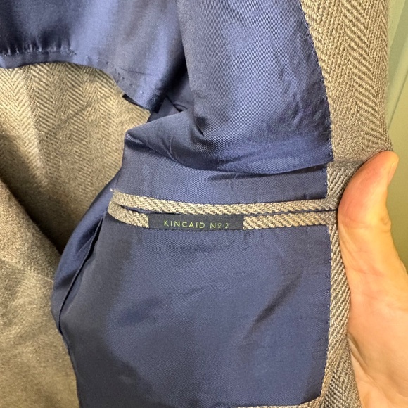 Sid Mashburn Kincaid No. 2 Sz 38R Linen/Wool Brown/Gray Sport Coat Made in Italy - Picture 3 of 7